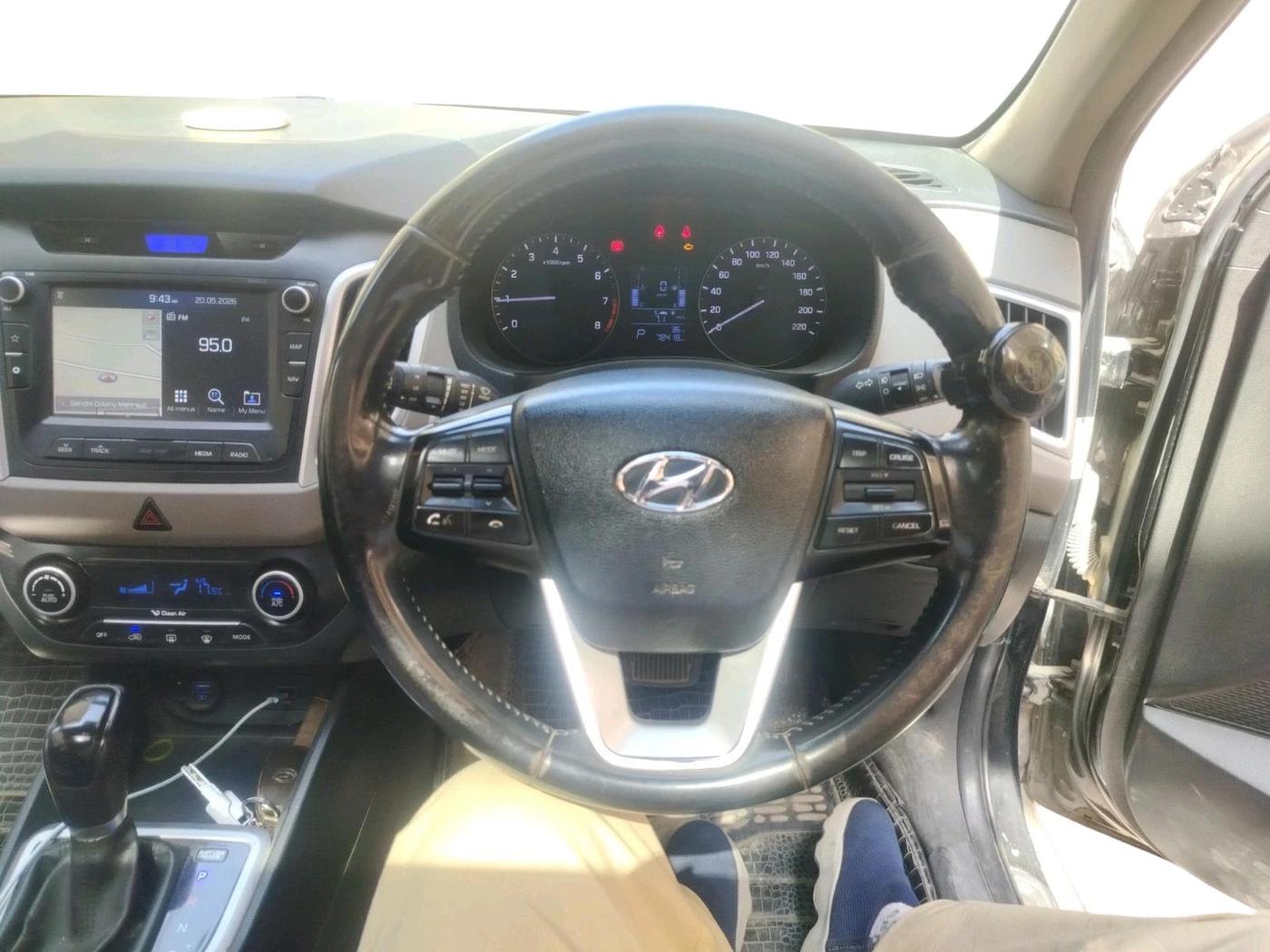 2018 Hyundai Creta SX AT 1.6 PETROL, Petrol, Automatic, 78,418 km, interior