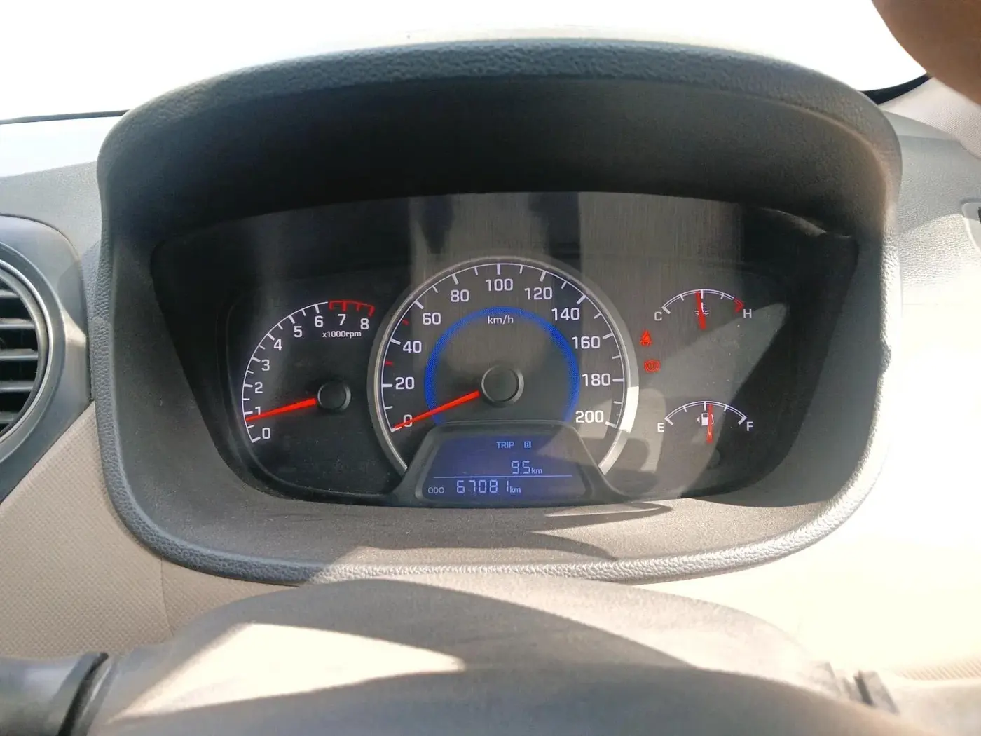 2017 Hyundai Grand i10 MAGNA 1.2 KAPPA VTVT, Petrol, Manual, 67,081 km, interior