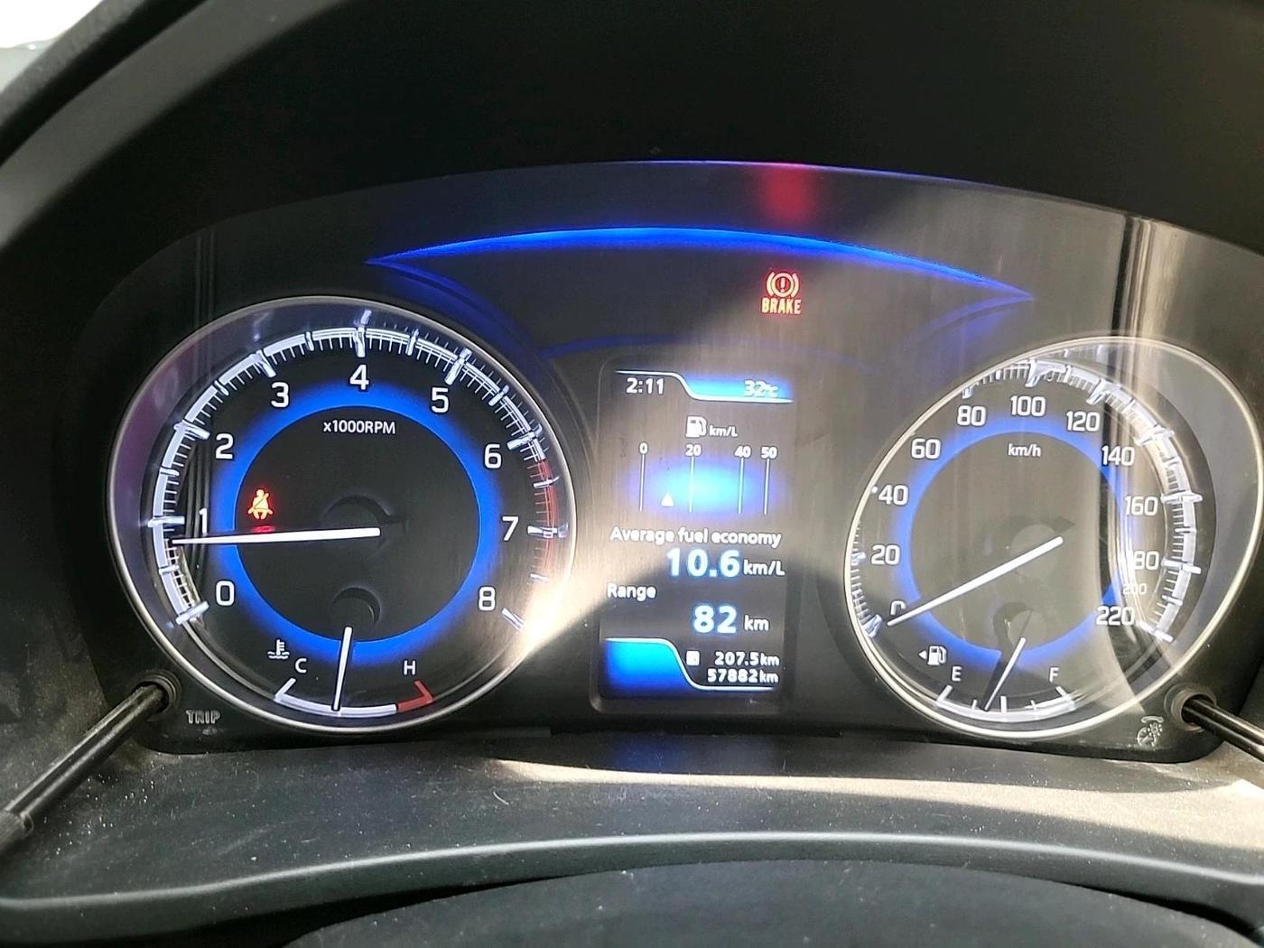 2020 Toyota Glanza G, Petrol, Manual, 57,882 km, interior