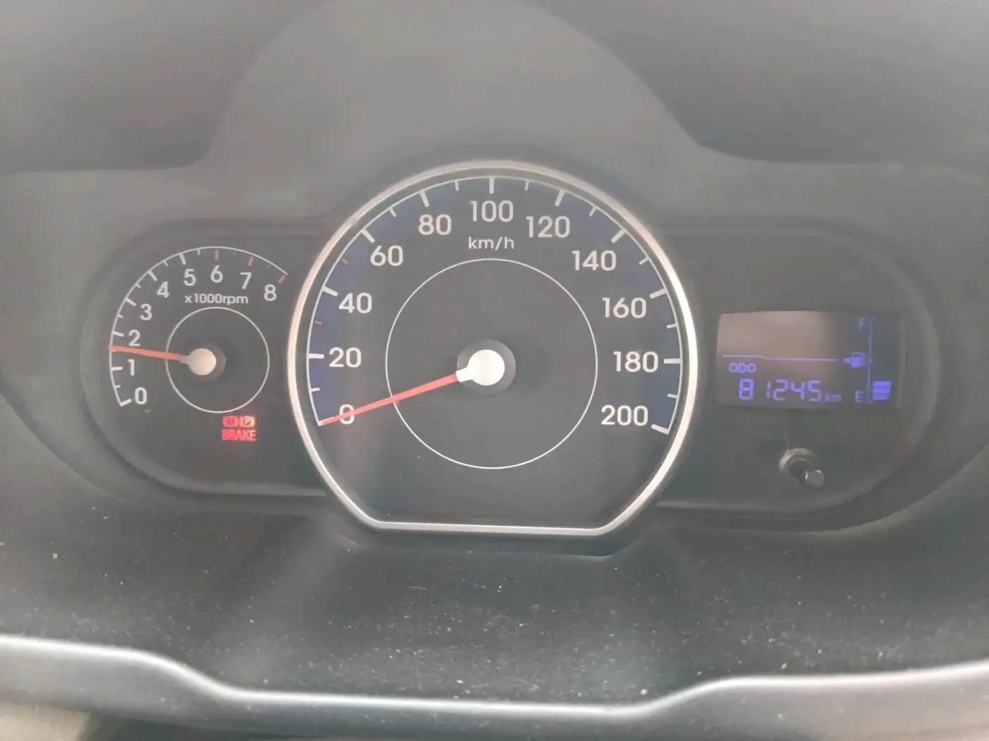 2012 Hyundai i10 MAGNA 1.1, CNG, Manual, 81,245 km, interior