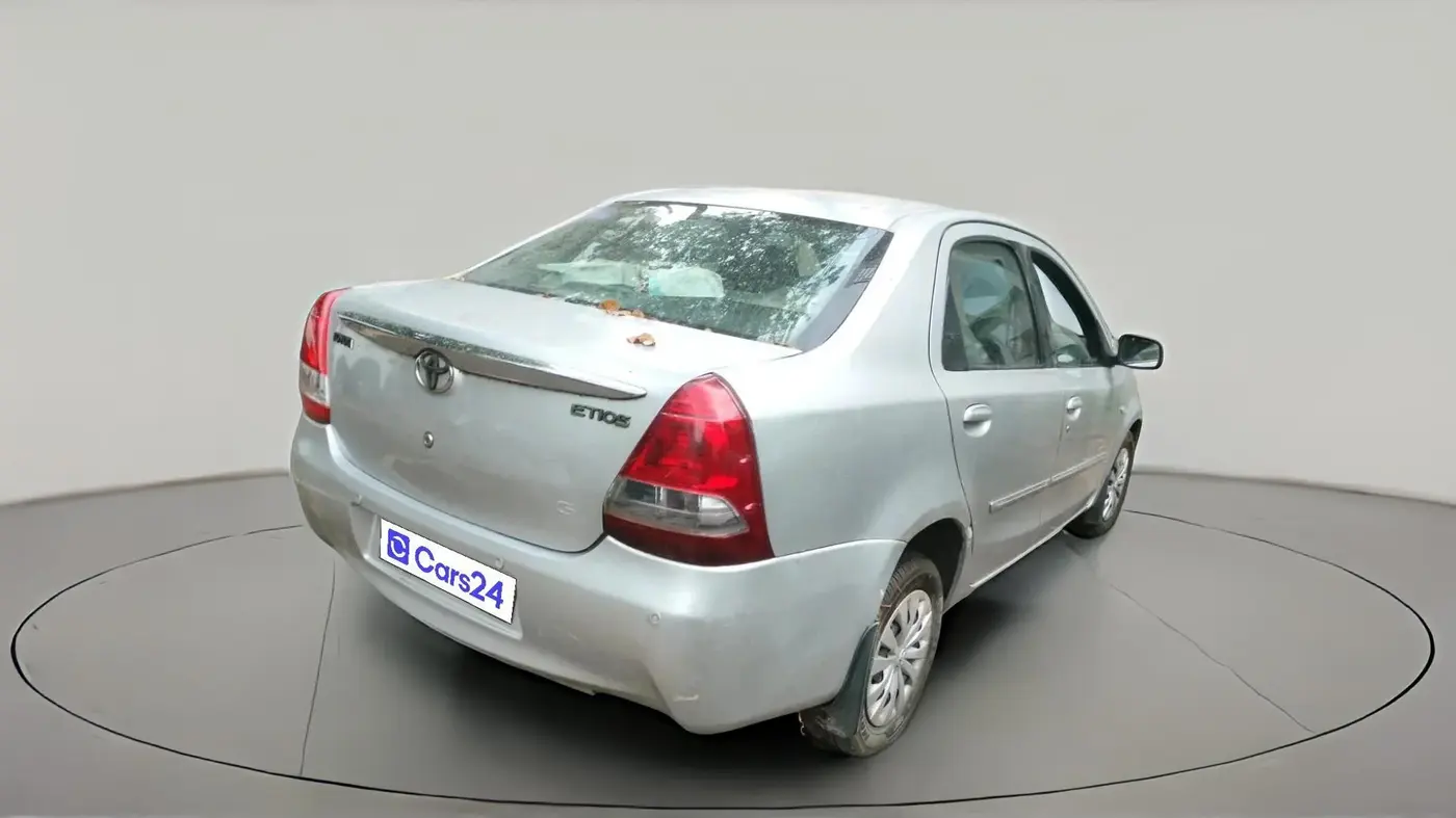 2012 Toyota Etios G, Petrol, Manual, 68,200 km, exterior