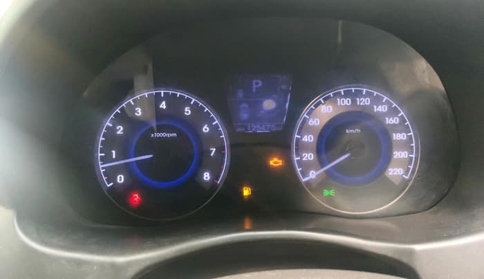 2015 Hyundai Verna FLUIDIC 4S 1.6 VTVT S AT, CNG, Automatic, 1,25,475 km, interior
