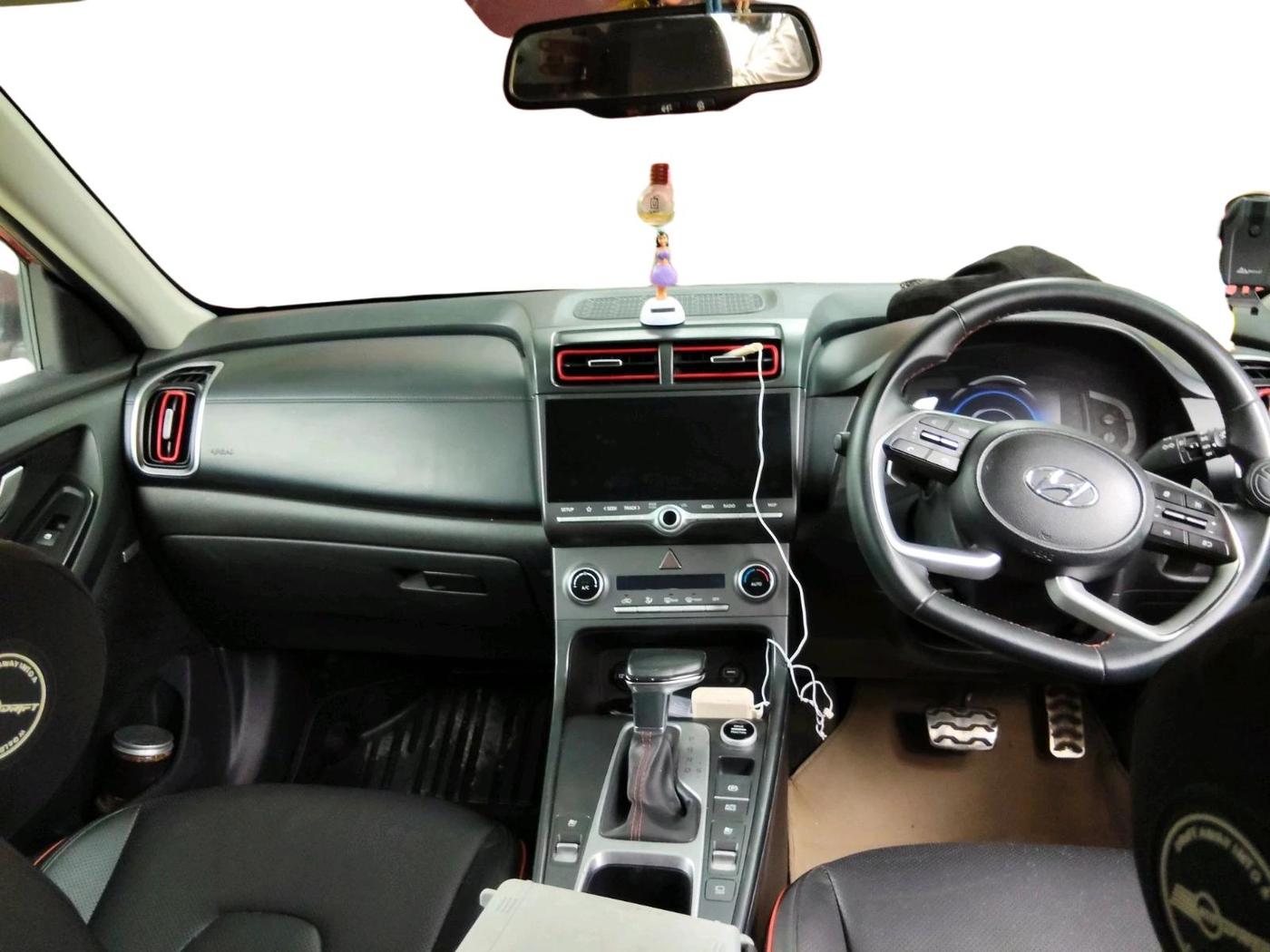 2020 Hyundai Creta SX (O) 1.4 TURBO DCT DUAL TONE, Petrol, Automatic, 76,872 km, interior