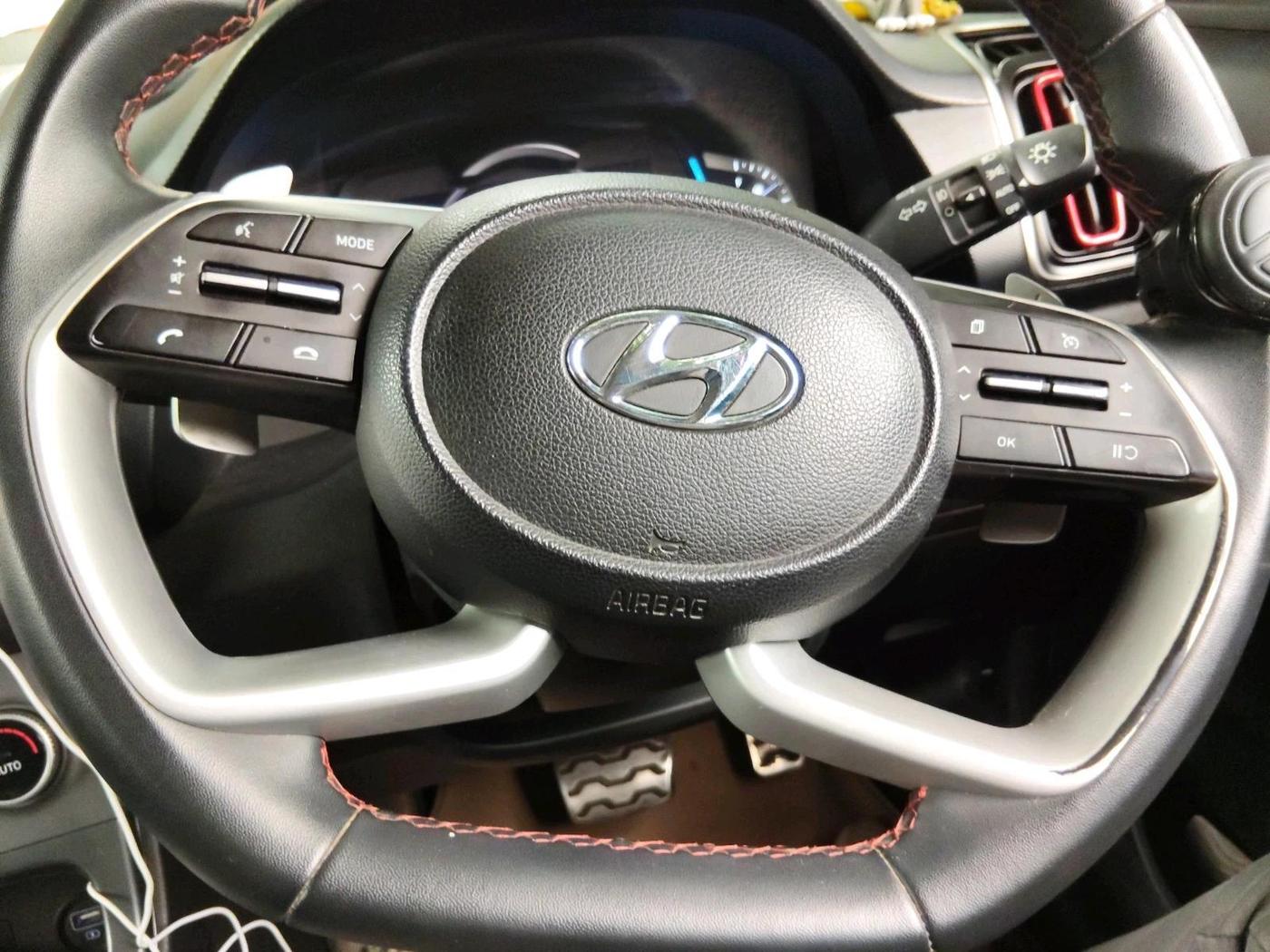 2020 Hyundai Creta SX (O) 1.4 TURBO DCT DUAL TONE, Petrol, Automatic, 76,872 km, interior