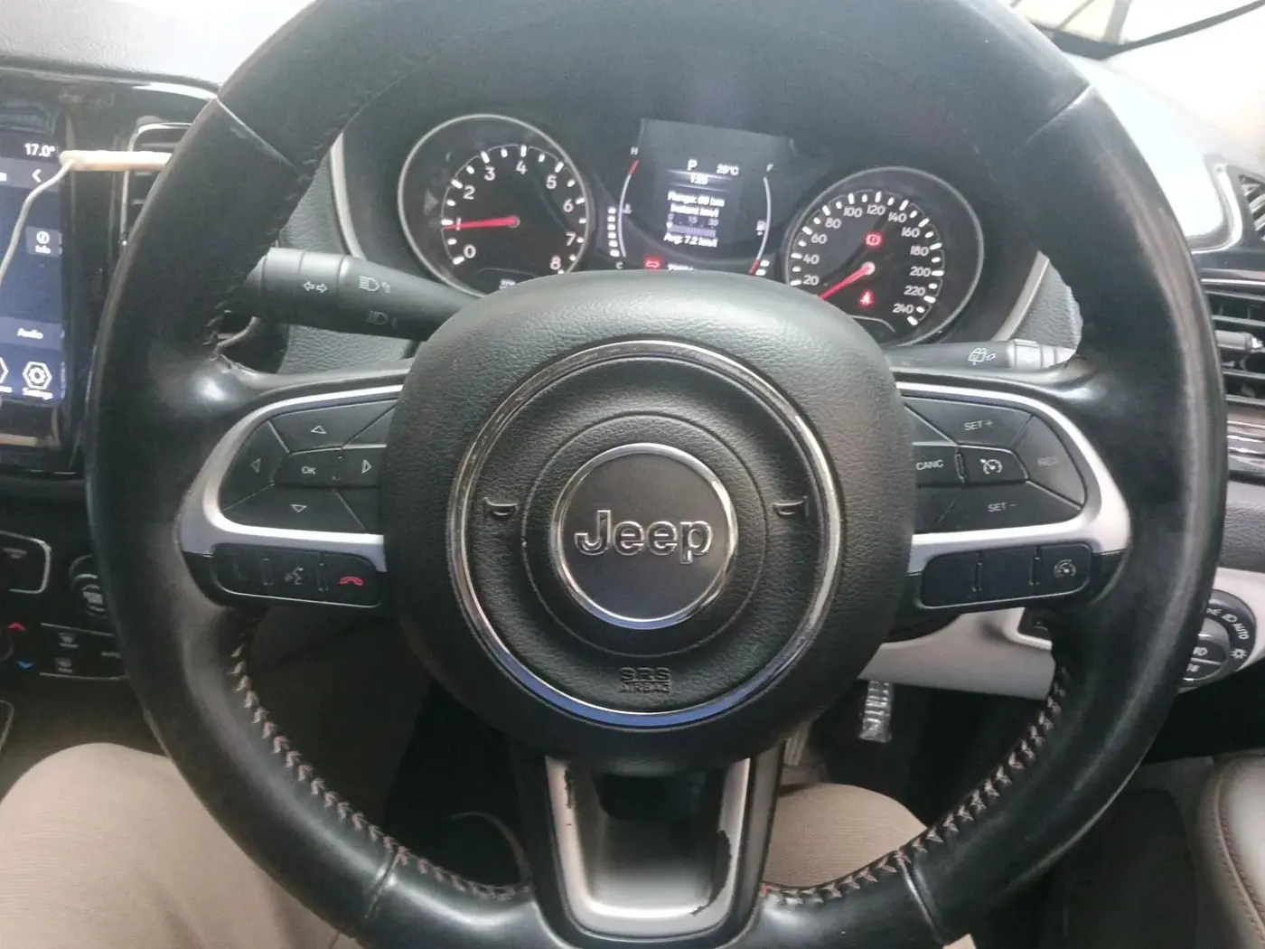 2020 Jeep Compass LIMITED PLUS PETROL AT, Petrol, Automatic, 76,500 km, interior