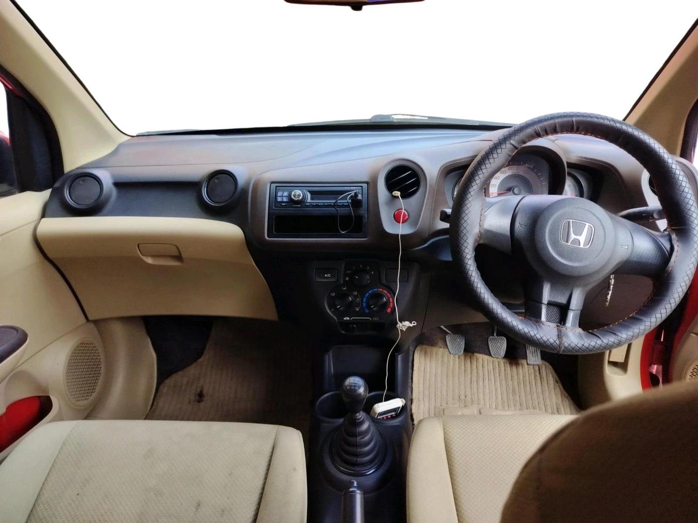 2013 Honda Brio EX MT, Petrol, Manual, 55,482 km, interior