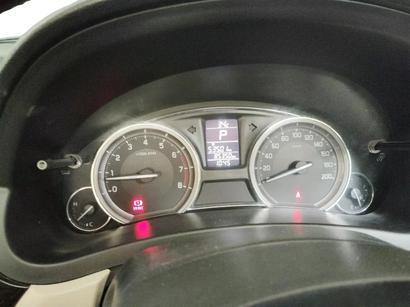 2018 Maruti Ciaz ZETA 1.4  AT PETROL, Petrol, Automatic, 85,350 km, interior