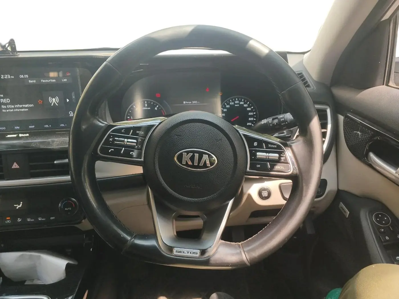 2019 KIA SELTOS HTX PLUS 1.5 DIESEL, Diesel, Manual, 1,20,298 km, interior