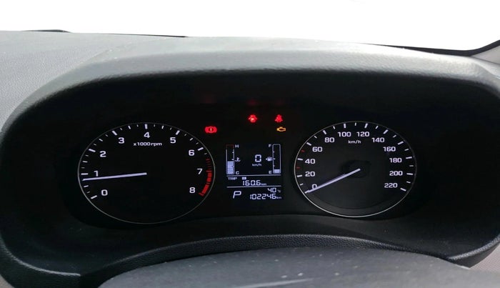 2017 Hyundai Creta SX PLUS AT 1.6 PETROL, CNG, Automatic, 1,02,246 km, interior