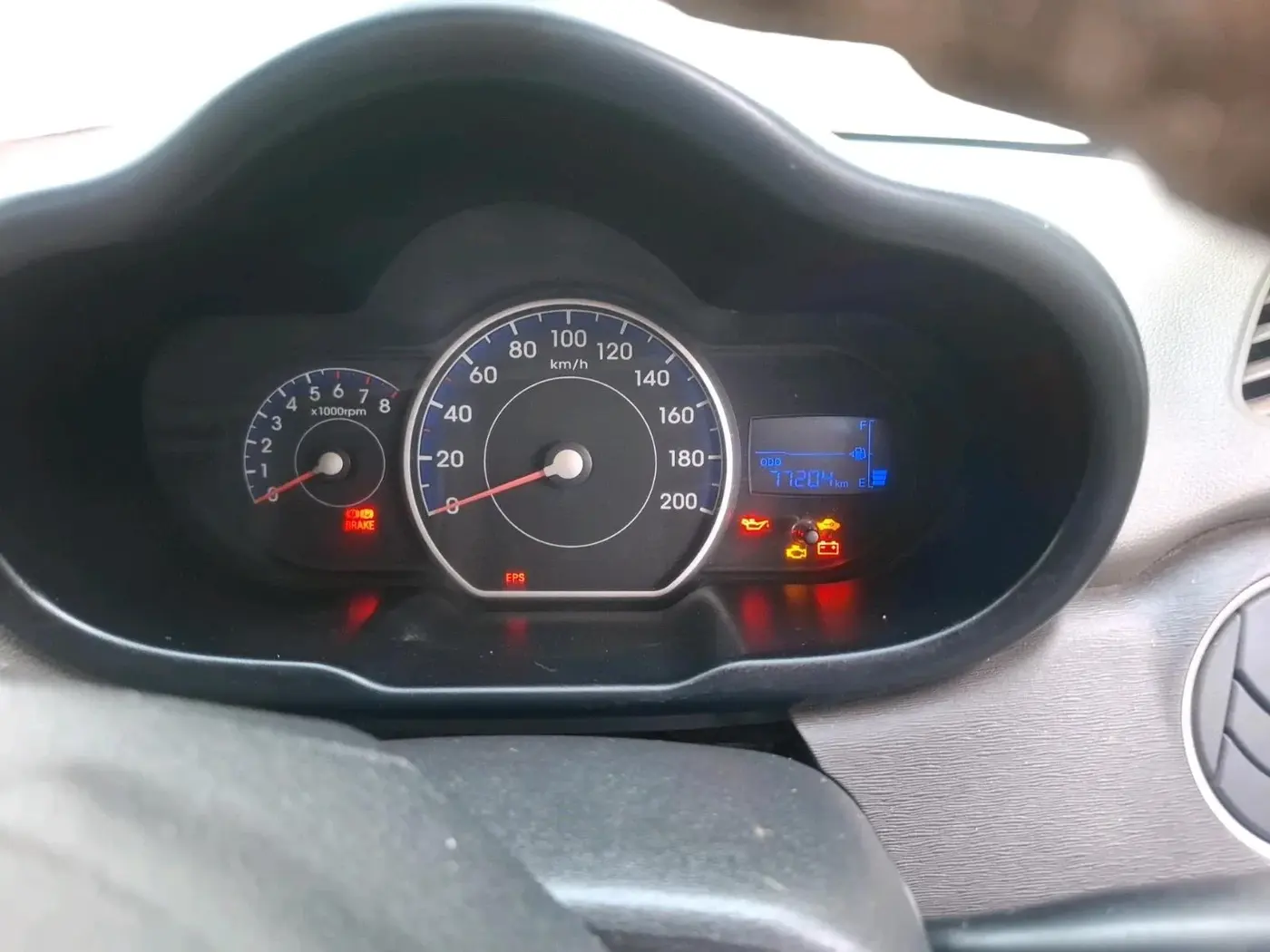 2015 Hyundai i10 MAGNA 1.1, CNG, Manual, 77,204 km, interior