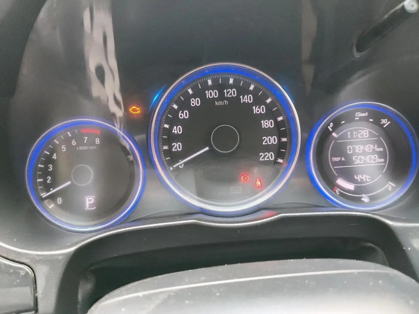 2015 Honda City 1.5L I-VTEC SV CVT, CNG, Automatic, 78,484 km, interior