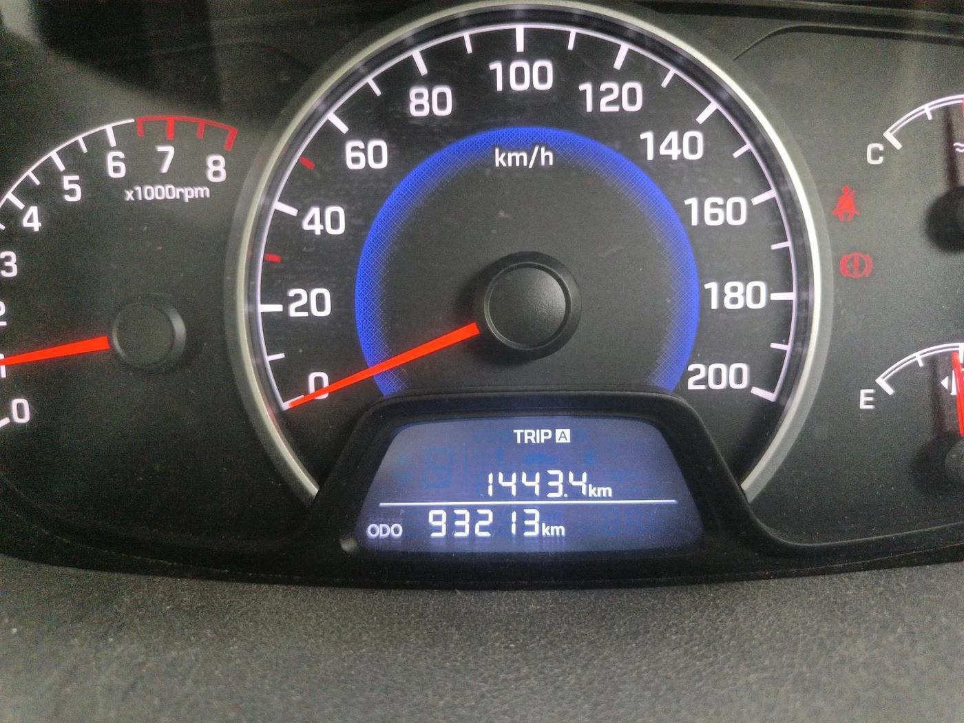 2017 Hyundai Grand i10 MAGNA 1.2 KAPPA VTVT, CNG, Manual, 93,213 km, interior