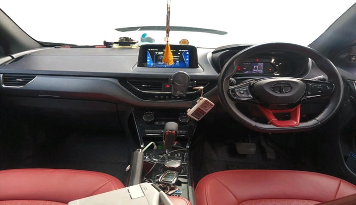 2023 Tata NEXON XZA PLUS LUX SUNROOF RED DARK PETROL, Petrol, Automatic, 33,365 km, interior