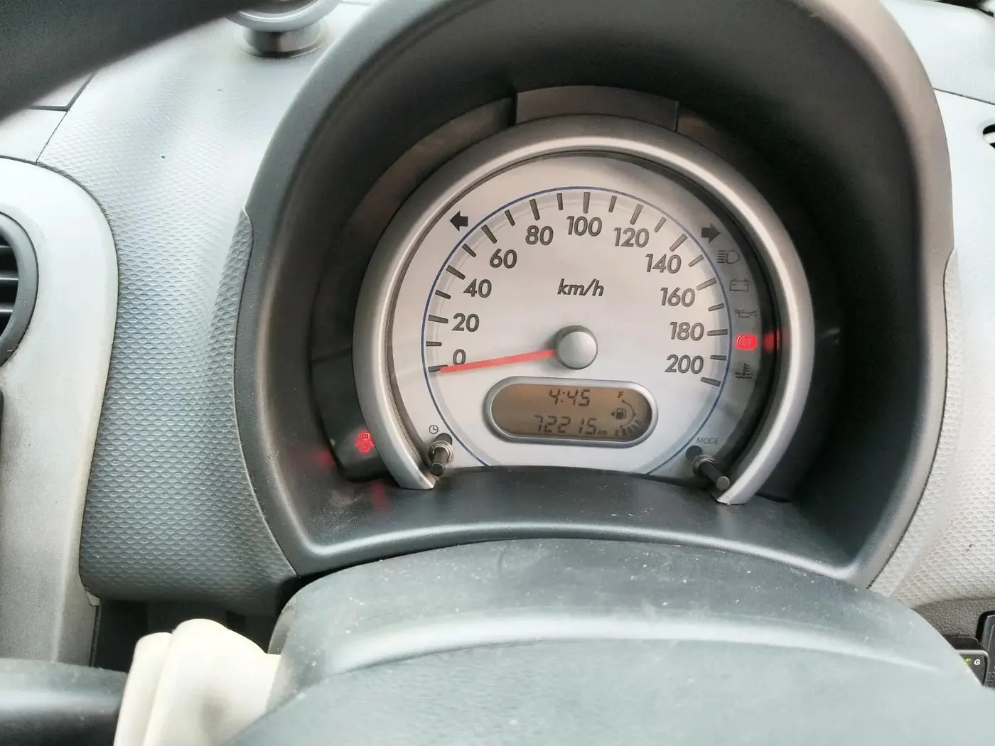 2011 Maruti Ritz VXI, CNG, Manual, 72,215 km, interior