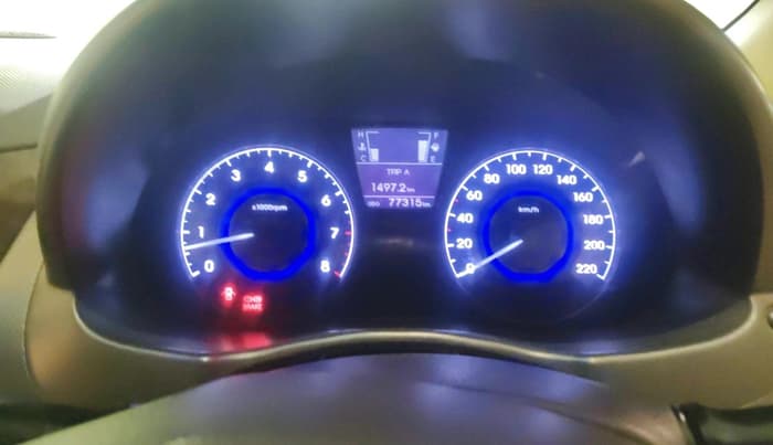 2013 Hyundai Verna FLUIDIC 1.6 VTVT SX, Petrol, Manual, 77,315 km, interior
