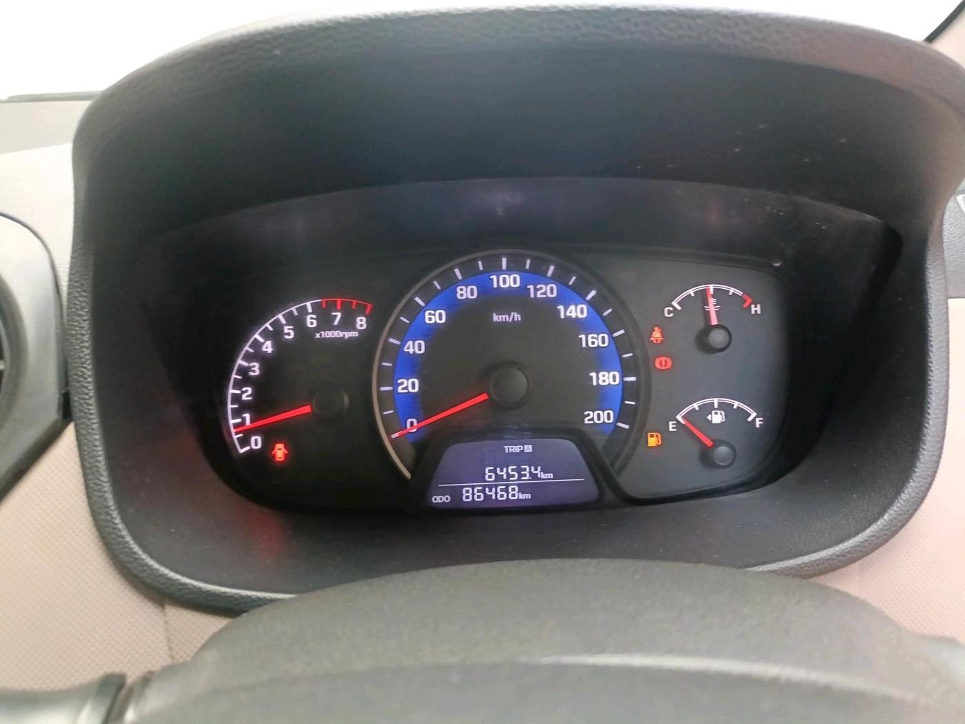 2018 Hyundai Xcent S 1.2, CNG, Manual, 86,468 km, interior