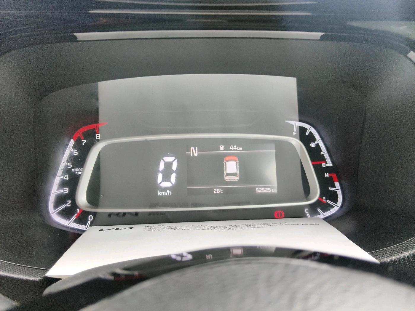 2023 KIA SONET HTX 1.0 IMT, Petrol, Manual, 52,525 km, interior
