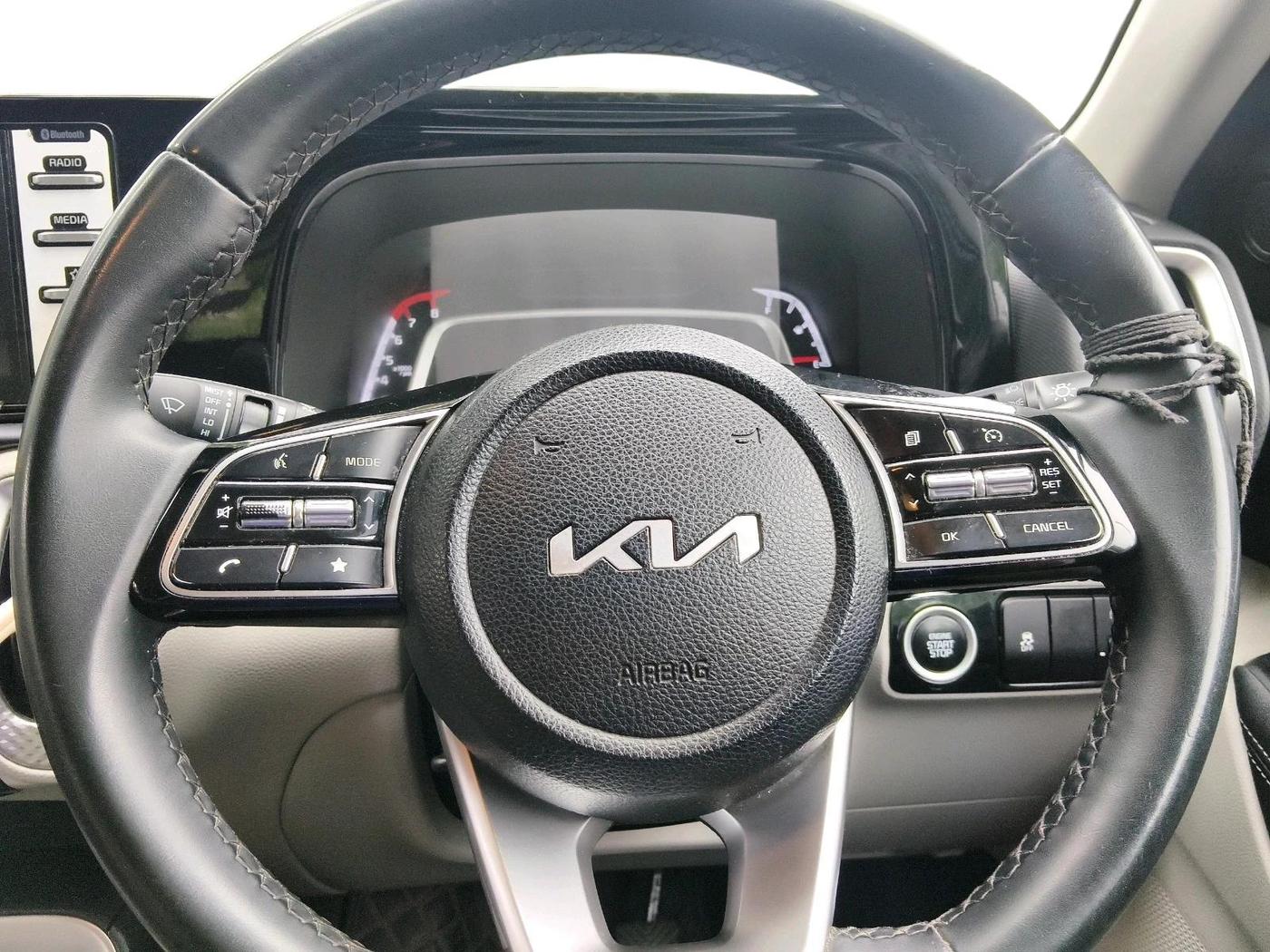 2023 KIA SONET HTX 1.0 IMT, Petrol, Manual, 52,525 km, interior