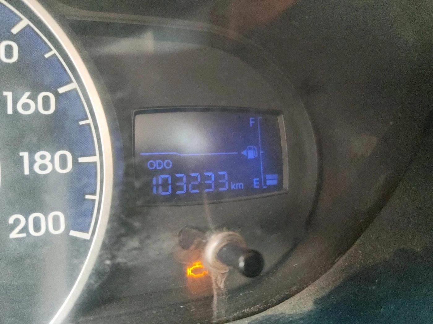 2012 Hyundai i10 MAGNA 1.1, CNG, Manual, 1,03,233 km, interior