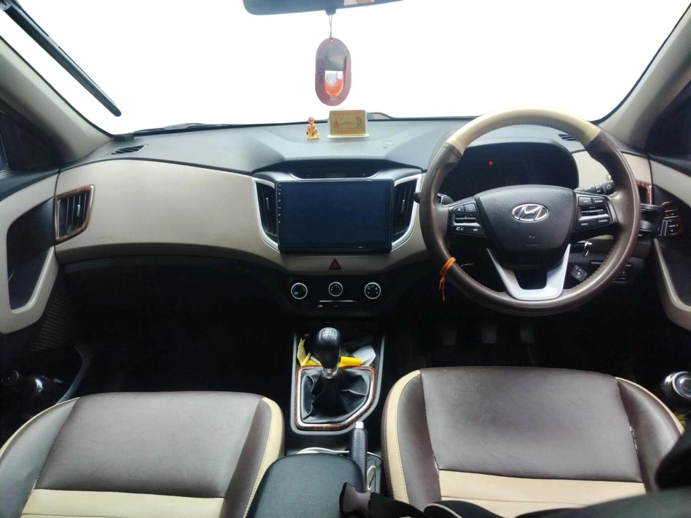 2018 Hyundai Creta E PLUS 1.6 PETROL, CNG, Manual, 67,070 km, interior