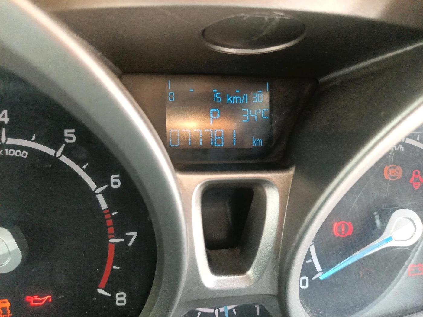 2013 Ford Ecosport TITANIUM 1.5L PETROL AT, Petrol, Automatic, 77,781 km, interior
