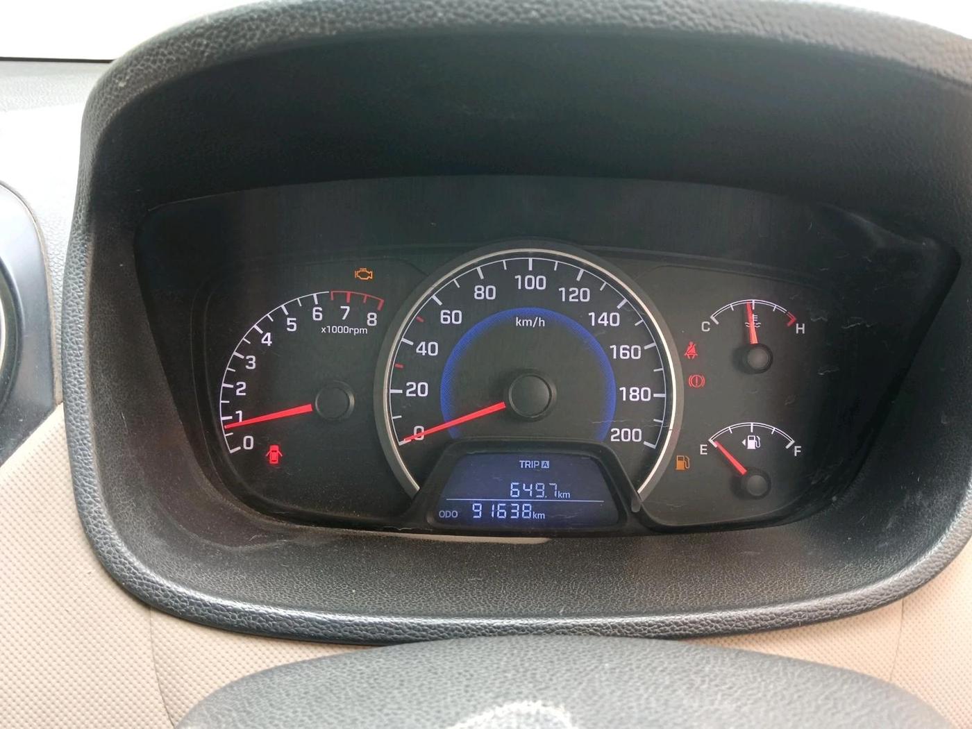 2016 Hyundai Grand i10 MAGNA 1.2 KAPPA VTVT, Petrol, Manual, 91,638 km, interior