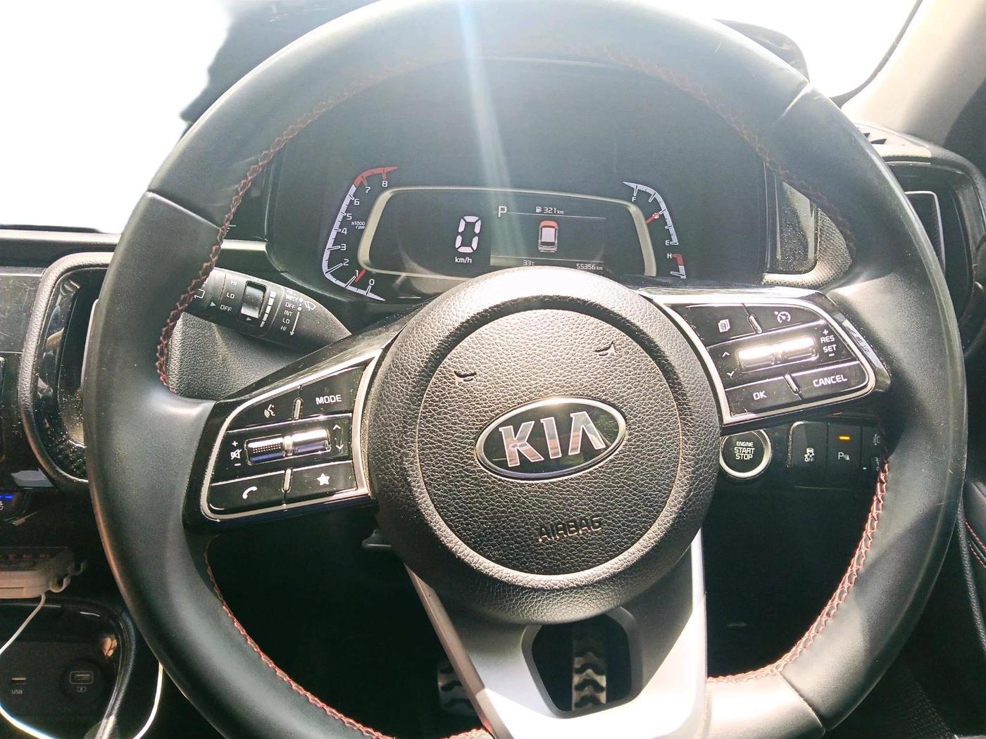 2020 KIA SONET GTX PLUS 1.0 DCT, Petrol, Automatic, 55,356 km, interior