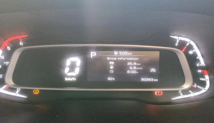 2024 KIA SONET HTX 1.5 AT, Diesel, Automatic, 30,263 km, interior