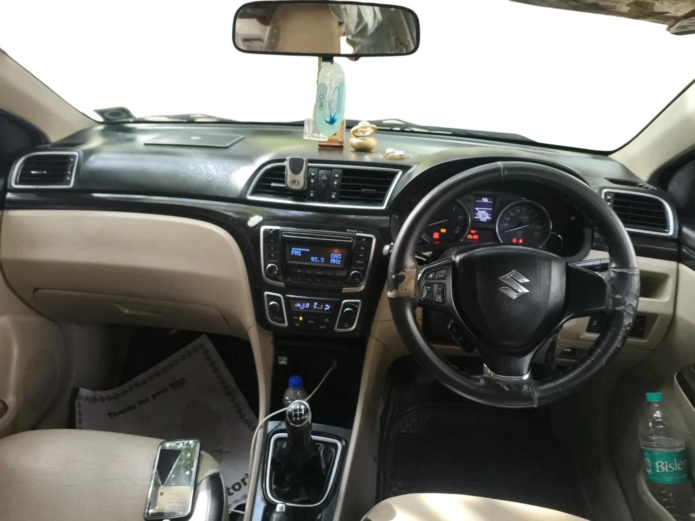2016 Maruti Ciaz VDI+ SHVS, Diesel, Manual, 1,79,173 km, interior