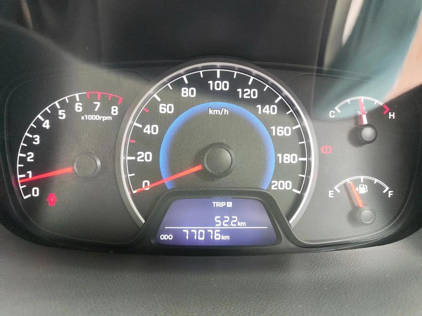 2016 Hyundai Grand i10 SPORTZ 1.2 KAPPA VTVT, Petrol, Manual, 77,076 km, interior