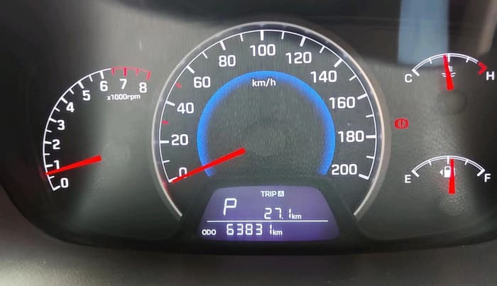 2014 Hyundai Grand i10 ASTA AT 1.2 KAPPA VTVT, Petrol, Automatic, 63,831 km, interior