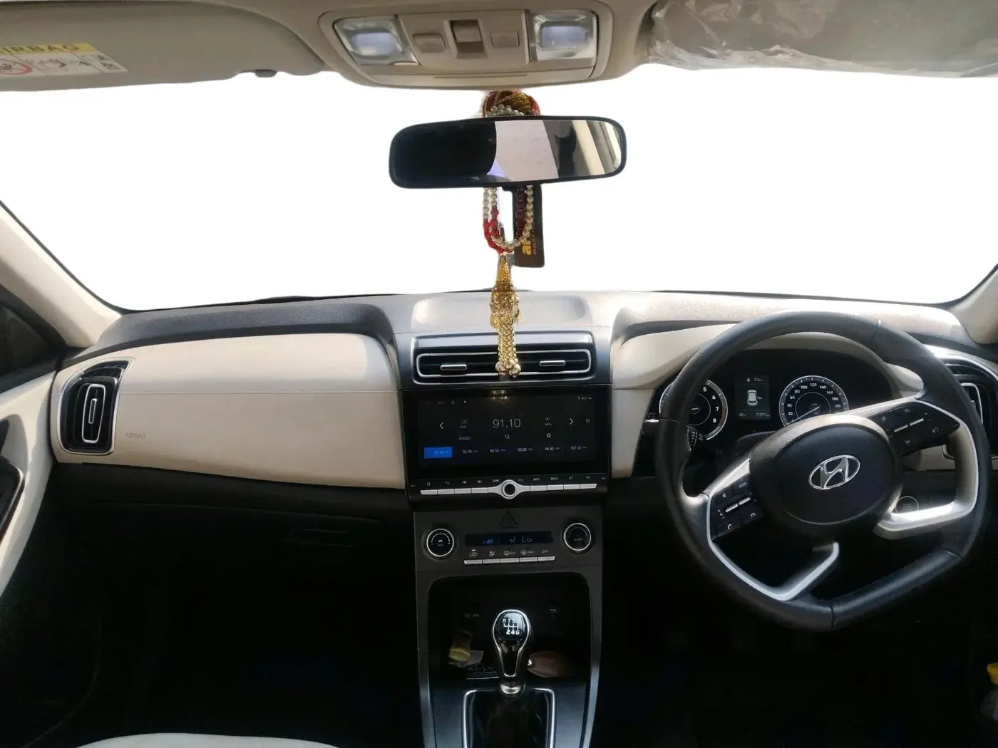 2021 Hyundai Creta SX EXECUTIVE 1.5 PETROL, Petrol, Manual, 17,372 km, interior