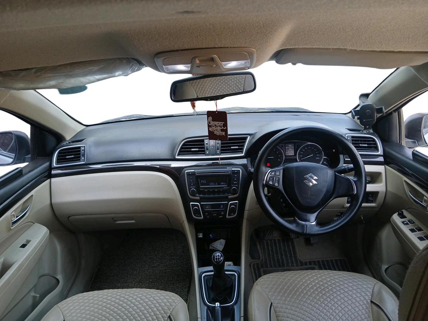 2018 Maruti Ciaz ZETA 1.4  MT PETROL, CNG, Manual, 70,123 km, interior