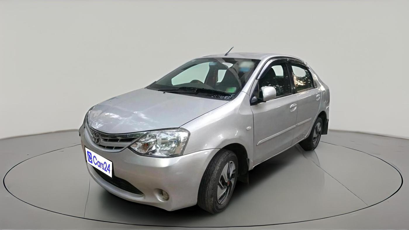 2011 Toyota Etios G, CNG, Manual, 20,925 km, exterior