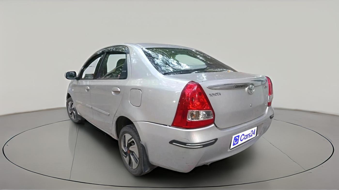 2011 Toyota Etios G, CNG, Manual, 20,925 km, exterior