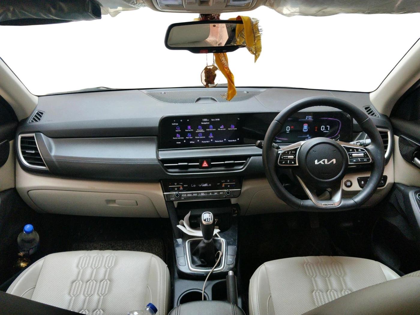 2023 KIA SELTOS  HTX 1.5 PETROL MT, Petrol, Manual, 45,757 km, interior