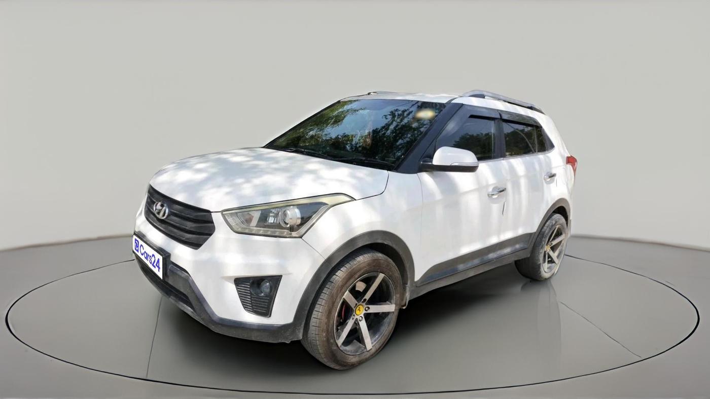 2017 Hyundai Creta E PLUS 1.6 PETROL, CNG, Manual, 1,41,977 km, exterior