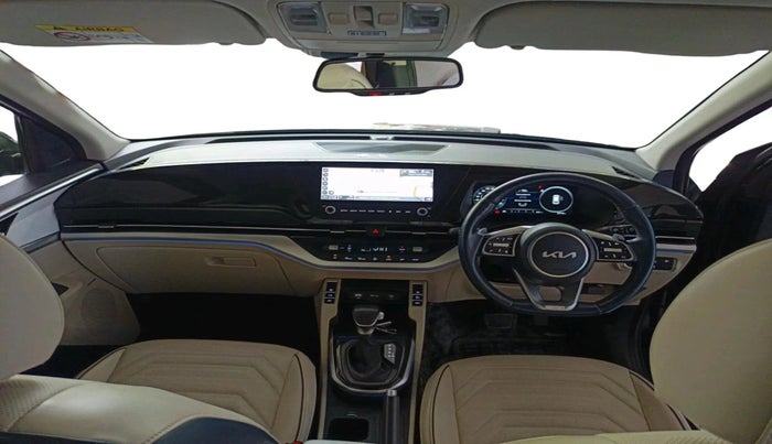 2024 KIA CARENS LUXURY PLUS 1.5 PETROL DCT 7 STR, Petrol, Automatic, 27,778 km, interior