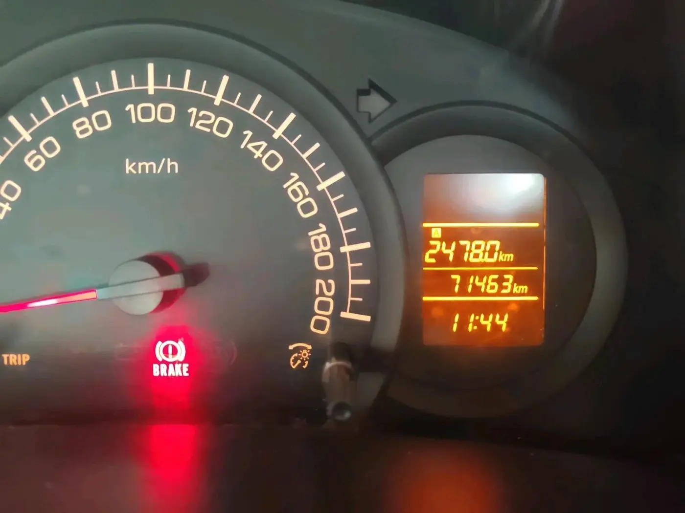 2016 Maruti Swift LXI (O), CNG, Manual, 71,463 km, interior