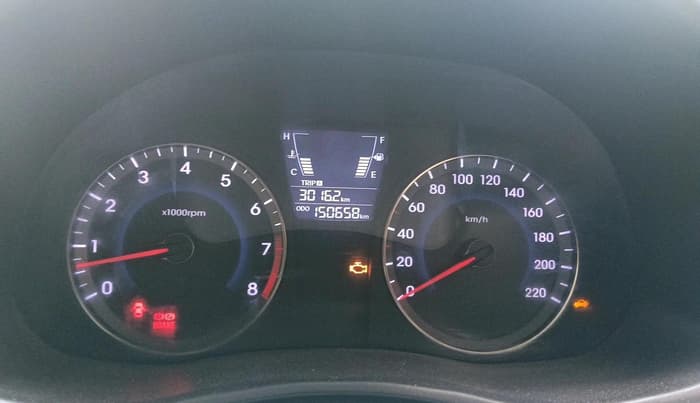 2016 Hyundai Verna FLUIDIC 4S 1.4 VTVT, Petrol, Manual, 1,50,658 km, interior