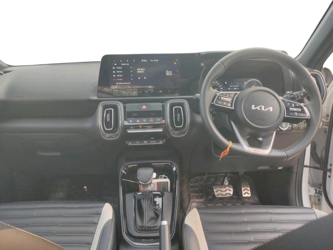 2024 KIA SONET GTX 1.0 Turbo Petrol DCT, Petrol, Automatic, 11,477 km, interior