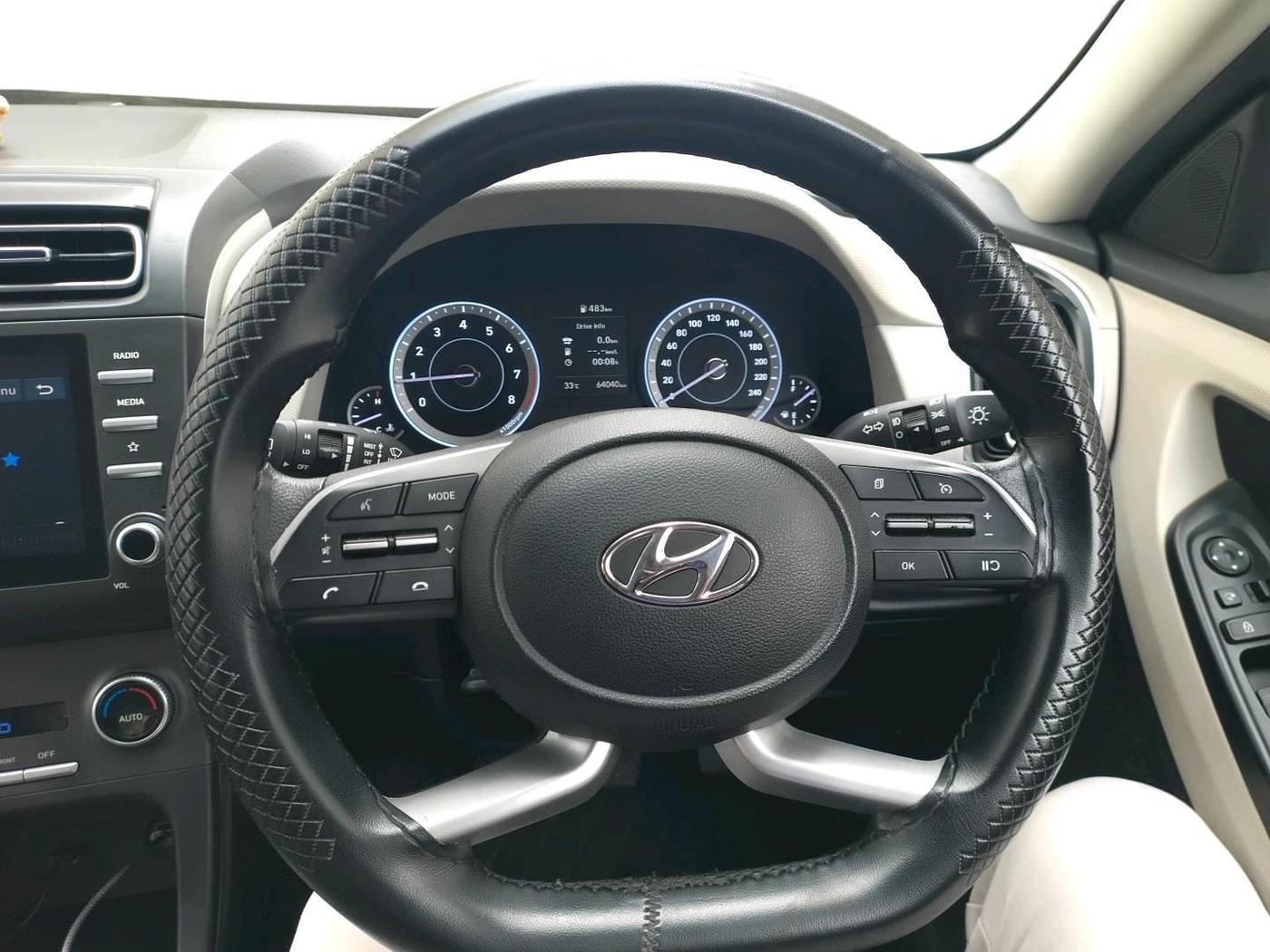 2021 Hyundai Creta S 1.5 PETROL, Petrol, Manual, 64,095 km, interior