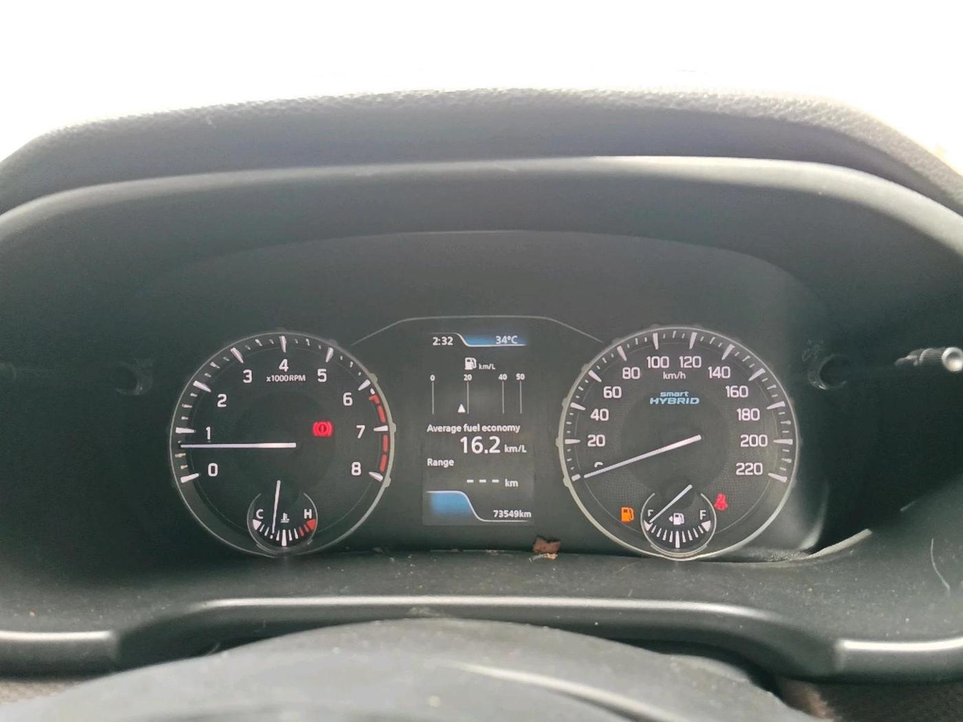2022 Maruti BREZZA ZXI SMART HYBRID , Petrol, Manual, 73,549 km, interior