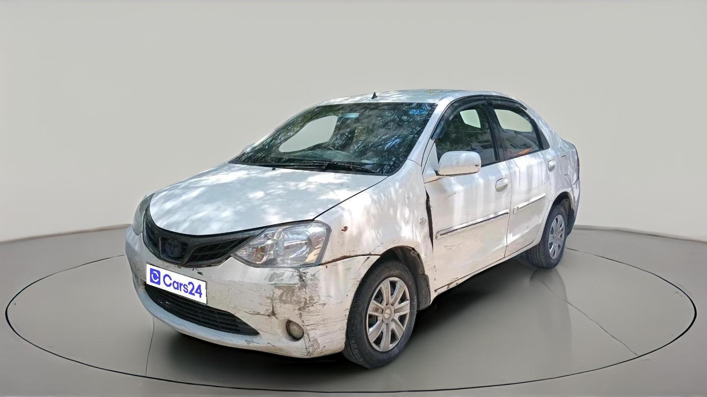 2012 Toyota Etios G, CNG, Manual, 14,446 km, exterior