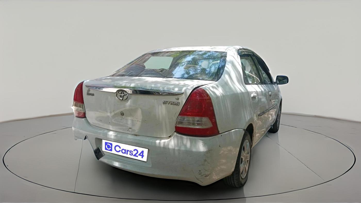 2012 Toyota Etios G, CNG, Manual, 14,446 km, exterior