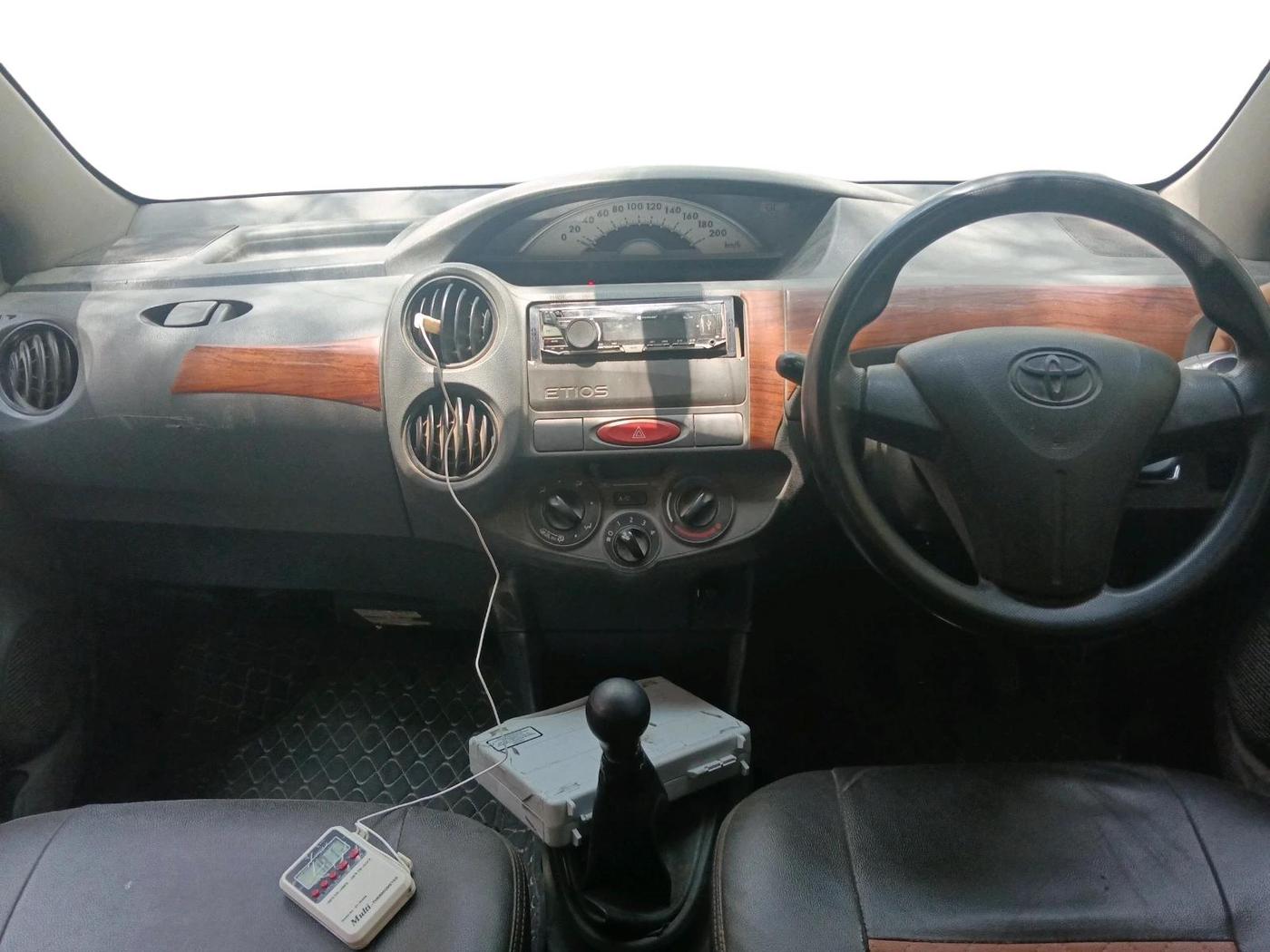 2012 Toyota Etios G, CNG, Manual, 14,446 km, interior
