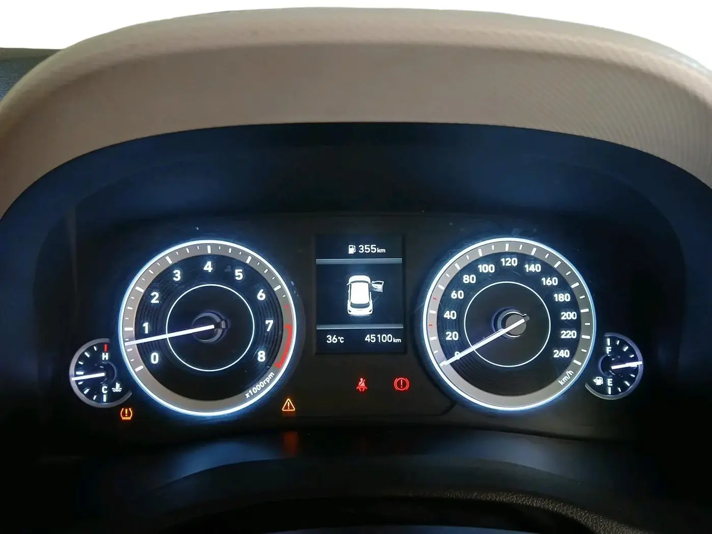 2020 Hyundai Creta EX 1.5 PETROL, Petrol, Manual, 45,100 km, interior