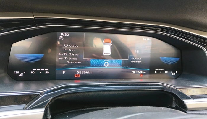 2022 Volkswagen VIRTUS TOPLINE TSI 1.0 AT, Petrol, Automatic, 58,864 km, interior