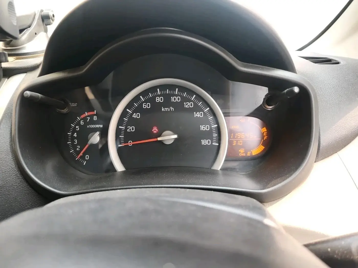 2016 Maruti Celerio VXI CNG, CNG, Manual, 1,19,645 km, interior