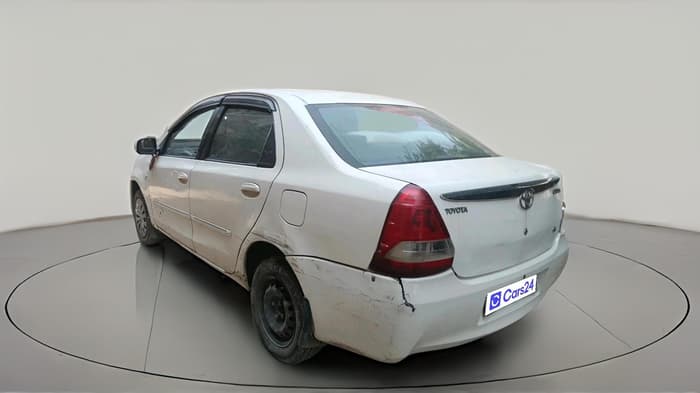 2012 Toyota Etios G, Petrol, Manual, 58,540 km, exterior